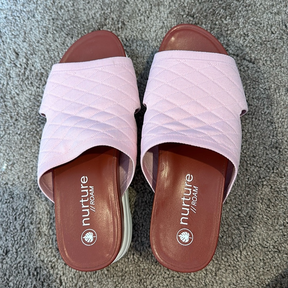 Pink Platform Sandals - Picture 2 of 3